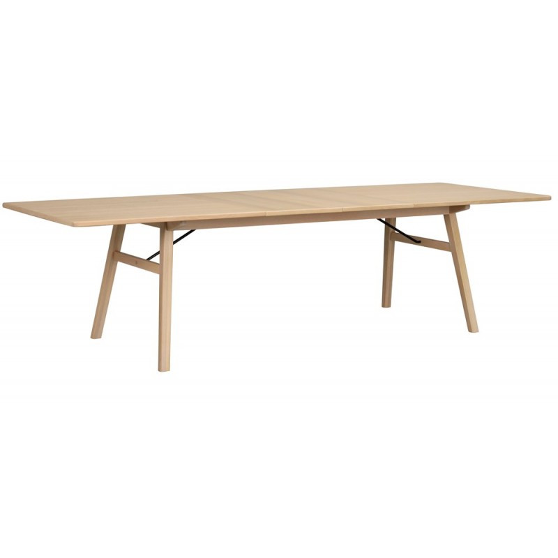 RO Grah Extending Dining Table White Pigmented